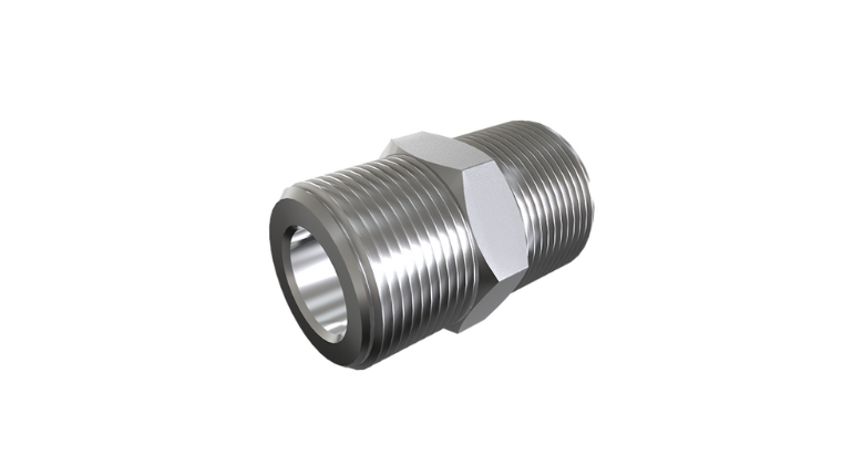 Forged Hex Nipple-Threaded